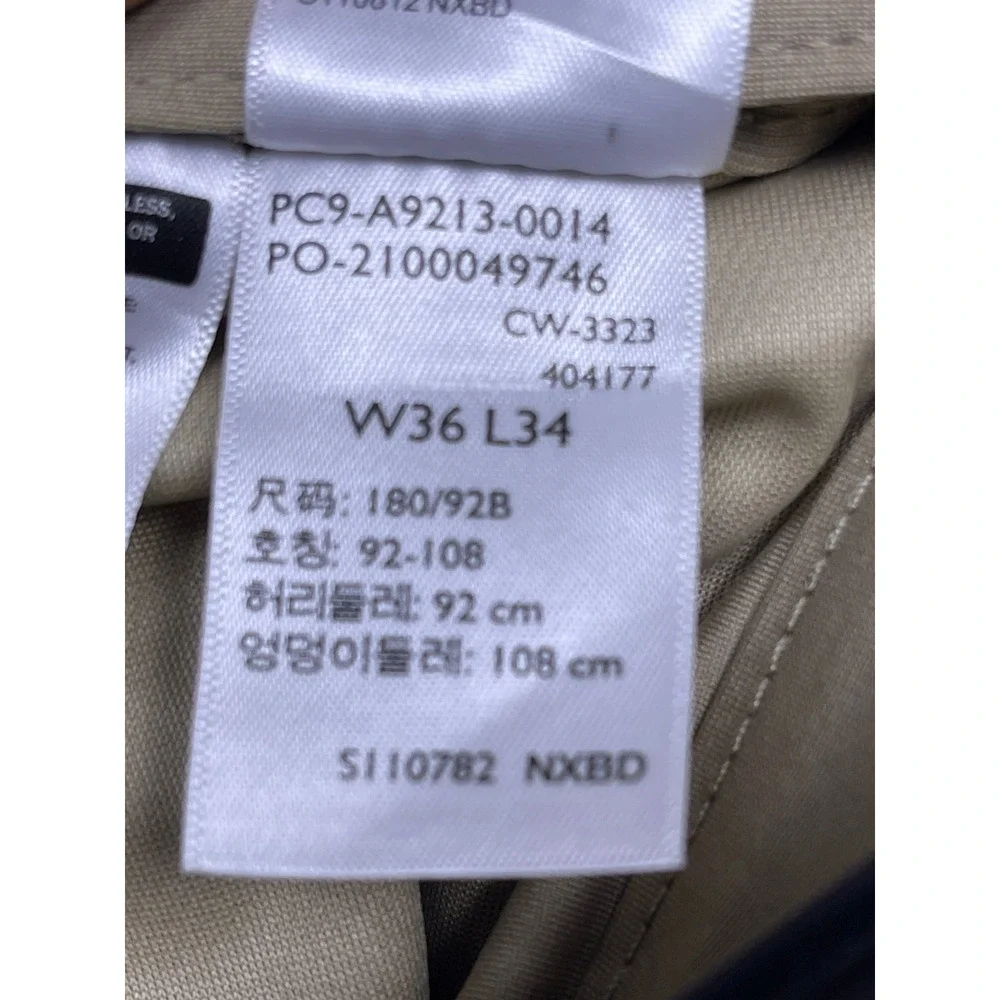 Levi's XX Chino Slim Fit Pants Khaki Tan 36x34 Mens